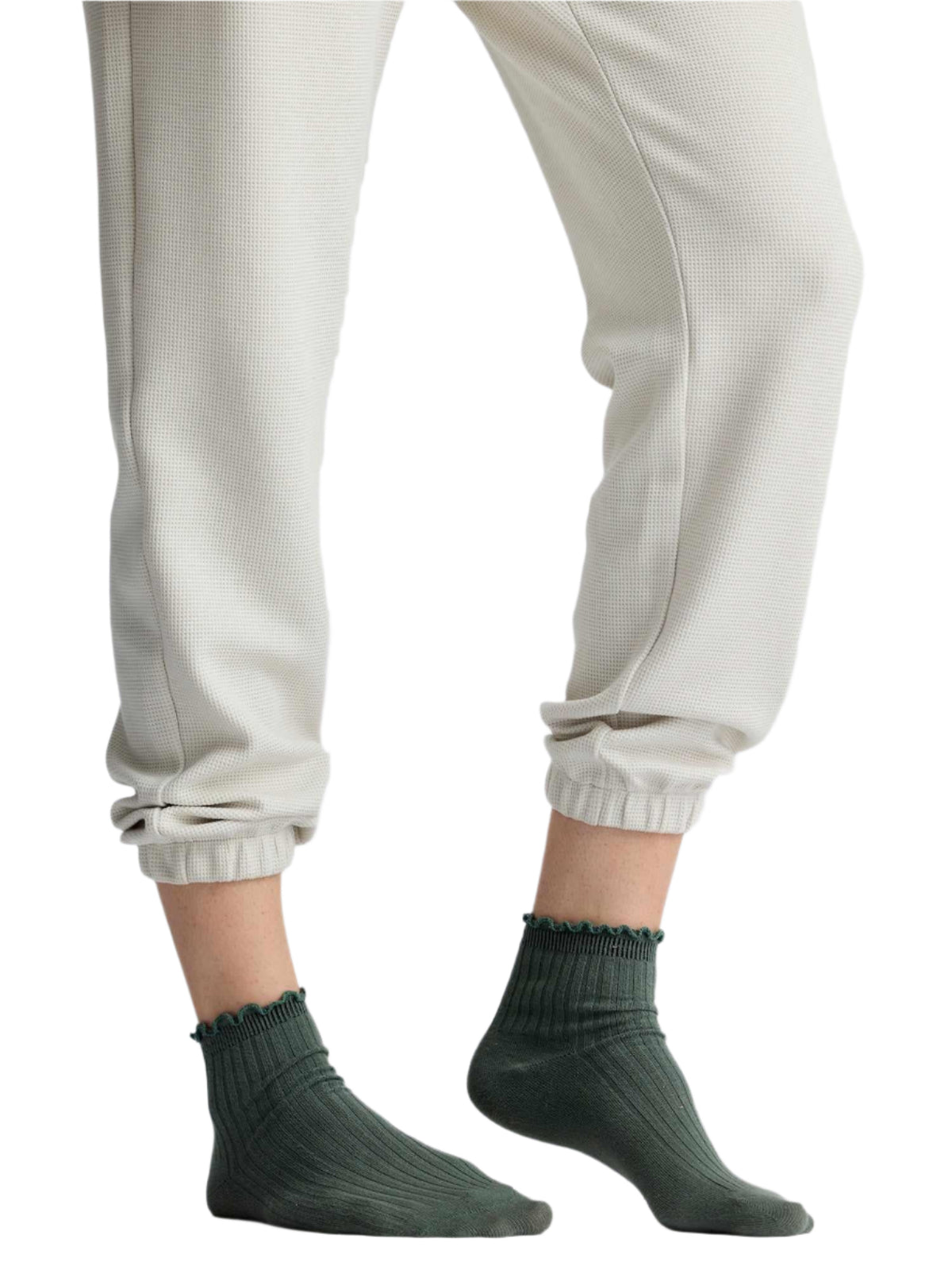 Womens Waffle Jogger-Pants-Free Fly-Birch-Mountain Sports