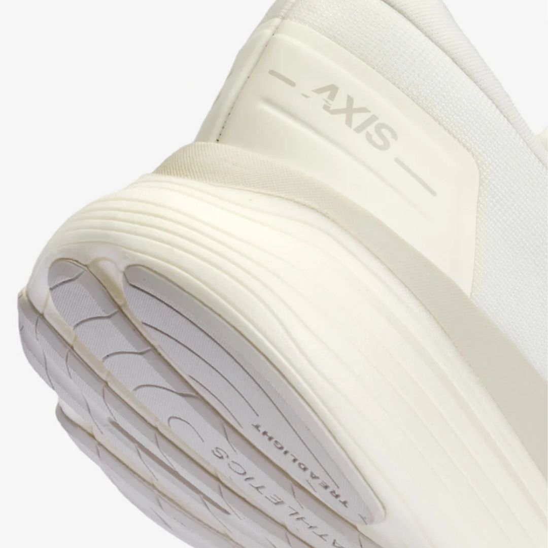 Hylo Axis in Sand/Oat, close-up of the PureGlide SP midsole geometry