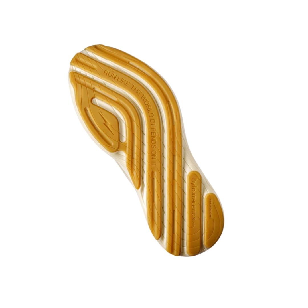Hylo Axis in Sand/Oat, nitrogen-injected insole with recycled top cloth