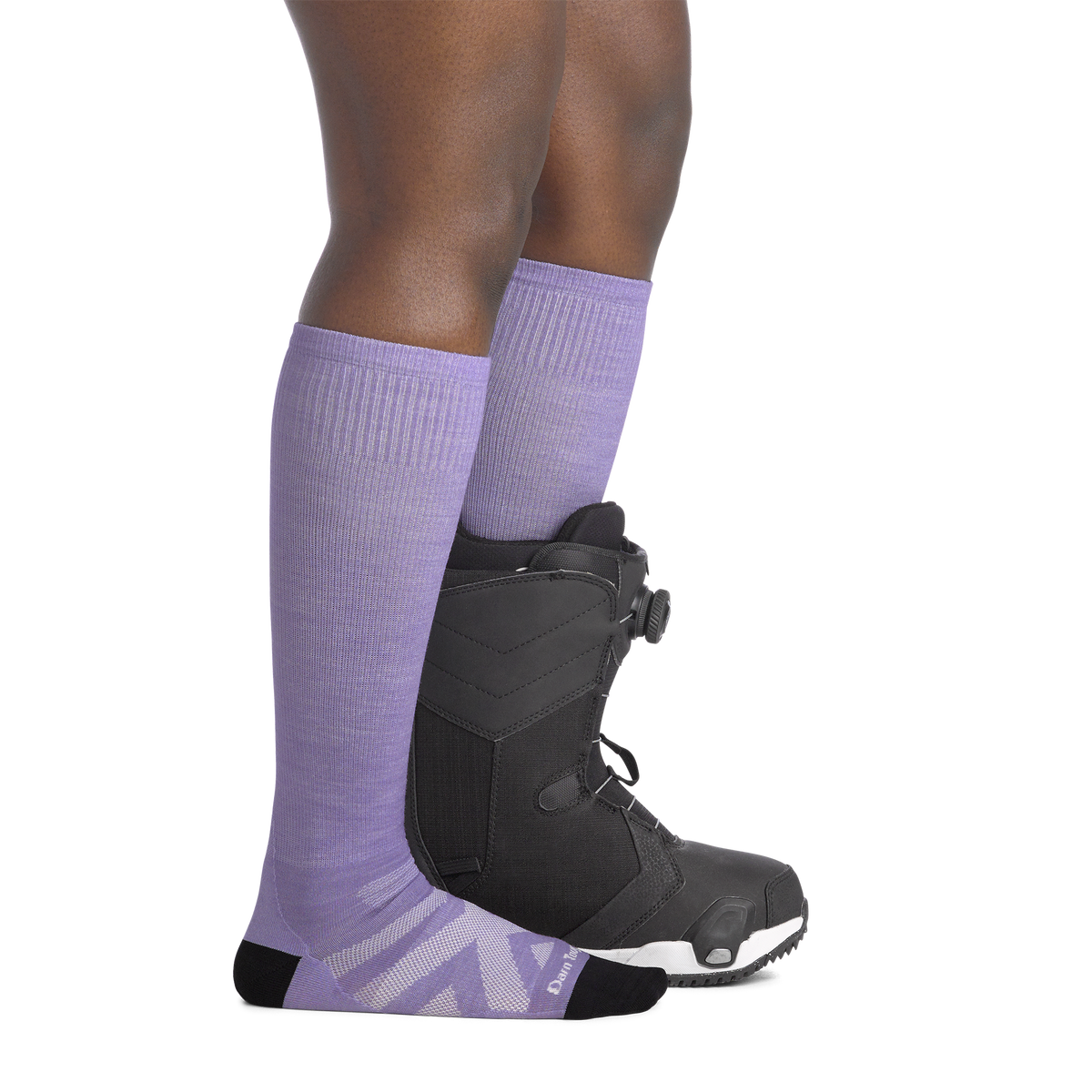 Women's RFL Over-the-Calf Ultra-Lightweight Ski & Snowboard Sock — Lavender