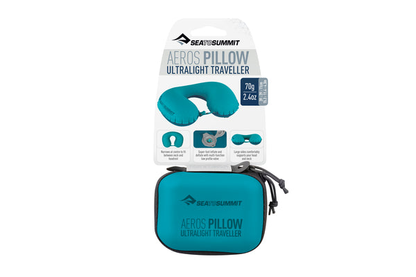 Aeros Ultralight Traveller Pillow-Pillows-Sea to Summit-Grey-Mountain Sports