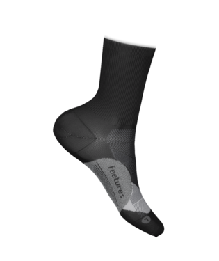 Elite Light Cushion Mini Crew Socks-Socks & Underwear-Feetures-Black-Mountain Sports