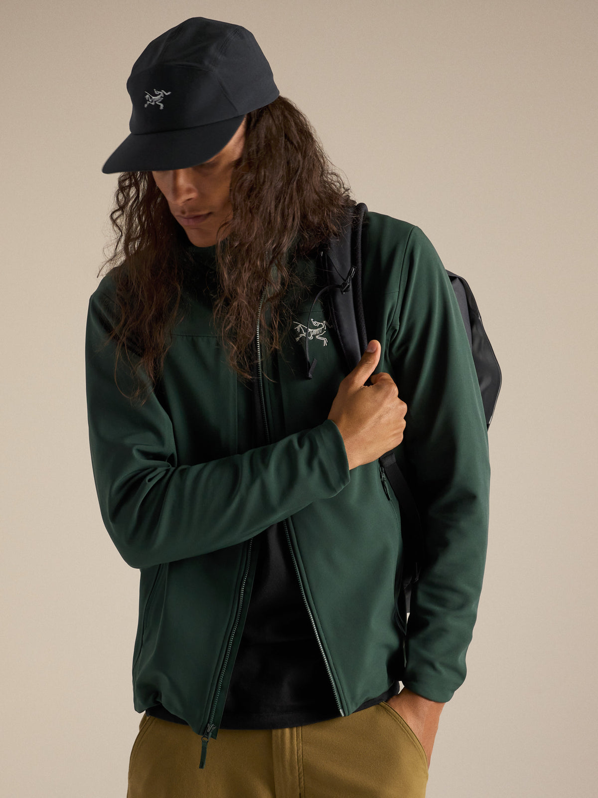 Mens Gamma MX Jacket-Softshell Jackets-Arc'teryx-Dark Jade-Mountain Sports