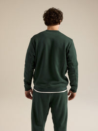Men's Emblem Fleece Crew Neck Pullover, image 5