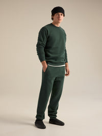 Men's Emblem Fleece Crew Neck Pullover, image 3
