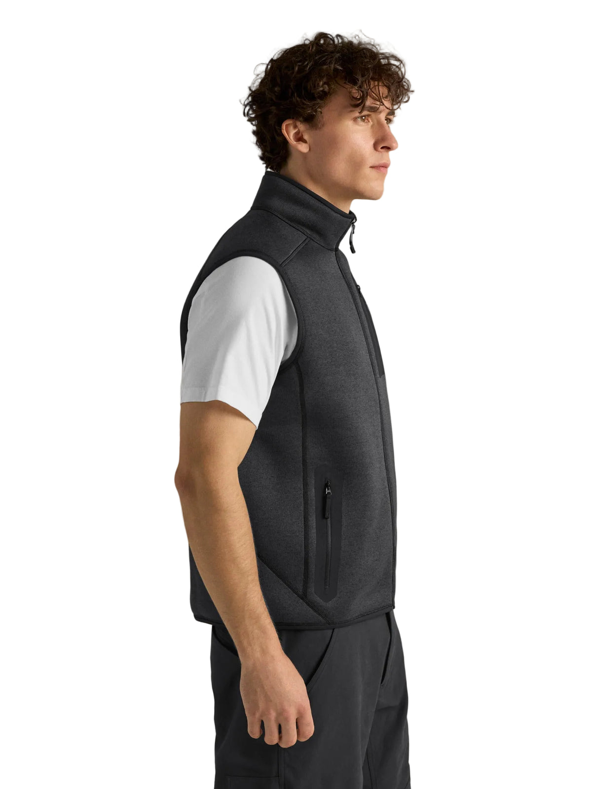 Mens Covert Vest-Vests-Arc'teryx-Black Heather-Mountain Sports