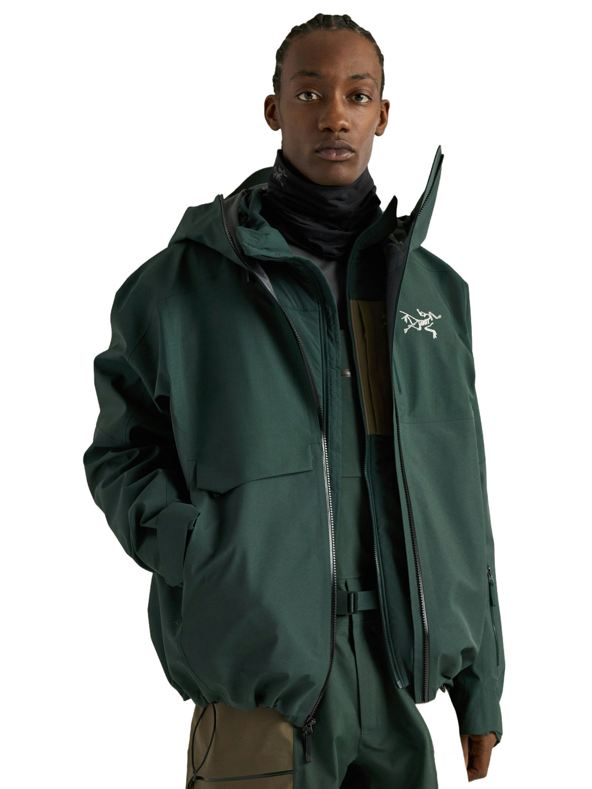 Men's Sidewinder Jacket - Dark Jade / Black
