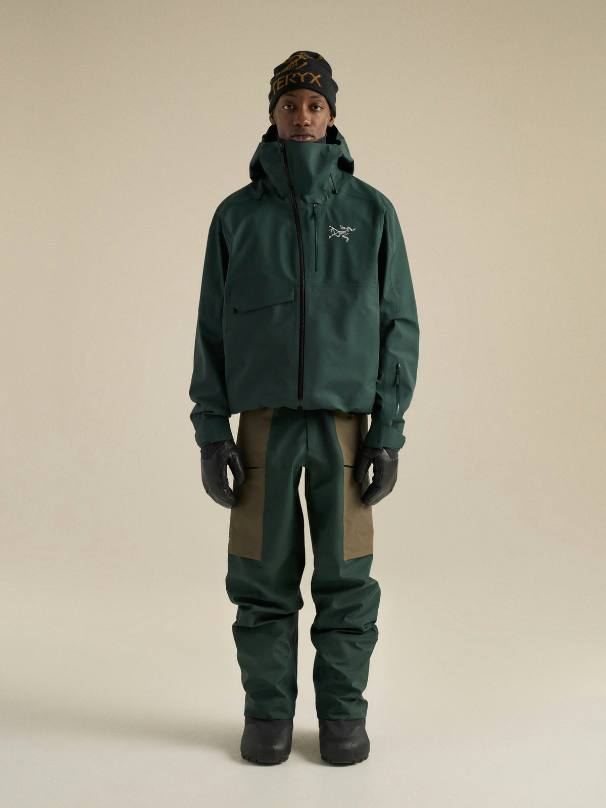 Men's Sidewinder Jacket - Dark Jade / Black