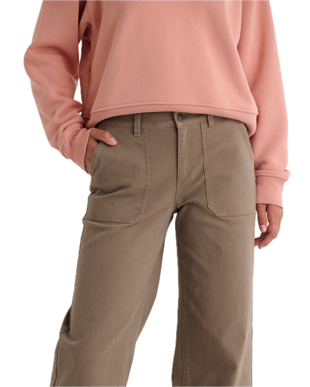 Women's Folly Twill Wide Leg Pant