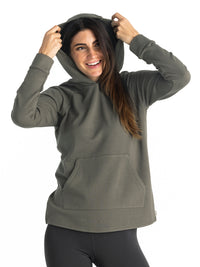Women's Bamboo Lightweight Fleece Hoodie, image 7