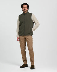 Men's Gridback Fleece Vest, image 2