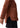 Women's Cassandra Shacket in Auburn - sleeve and shirttail hem detail
