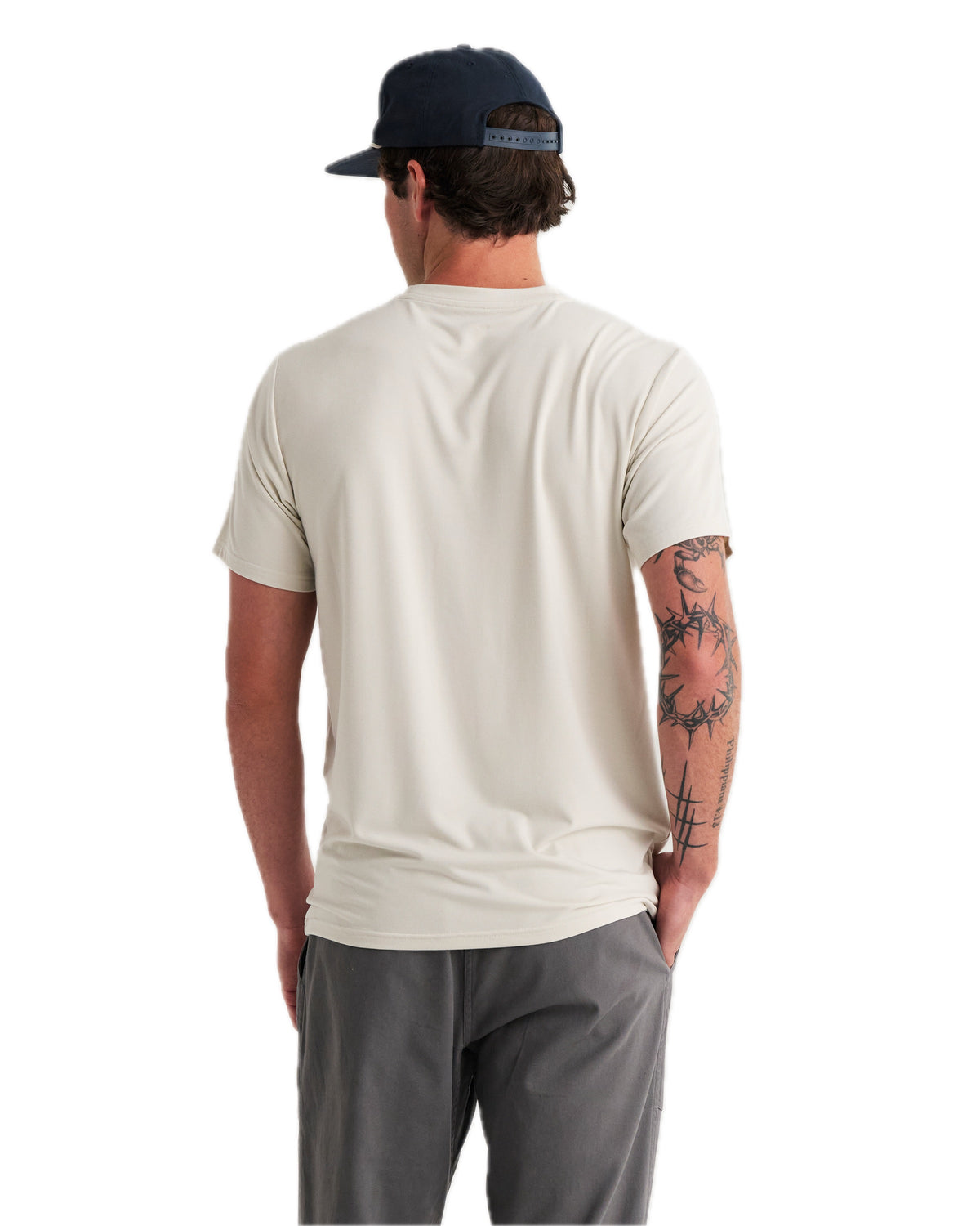 Mens Bamboo Flex Pocket Tee-Short Sleeve Shirts-Free Fly-Birch-Mountain Sports