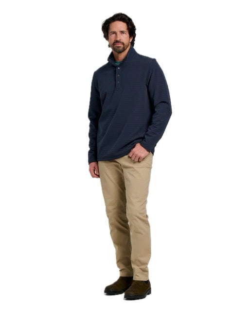 Men's Gridback Fleece Snap Pullover