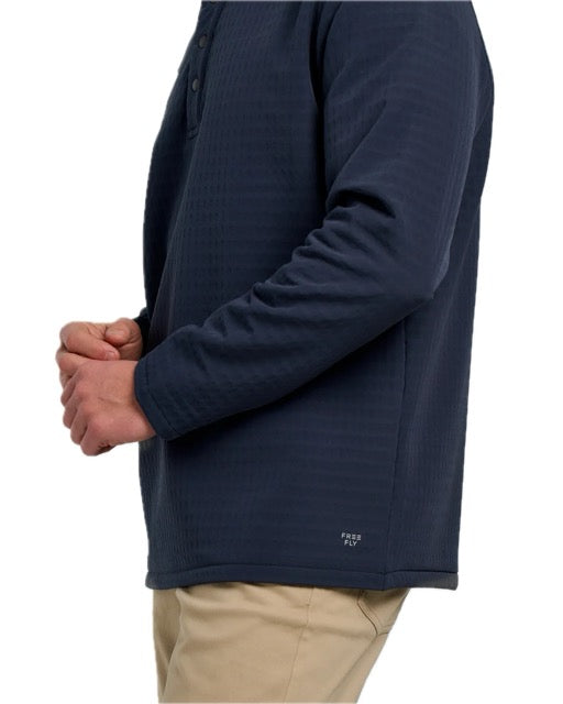 Men's Gridback Fleece Snap Pullover