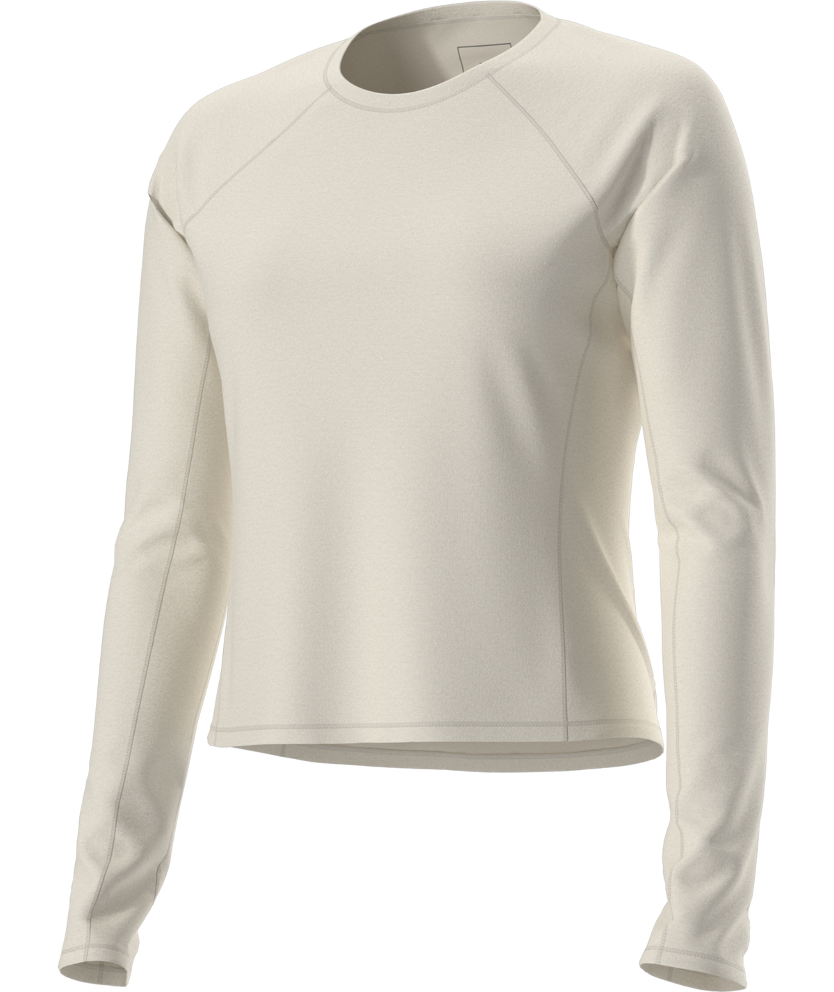 Womens Jaida Long Sleeve-Shirts-The North Face-White Dune Light Heather-Mountain Sports