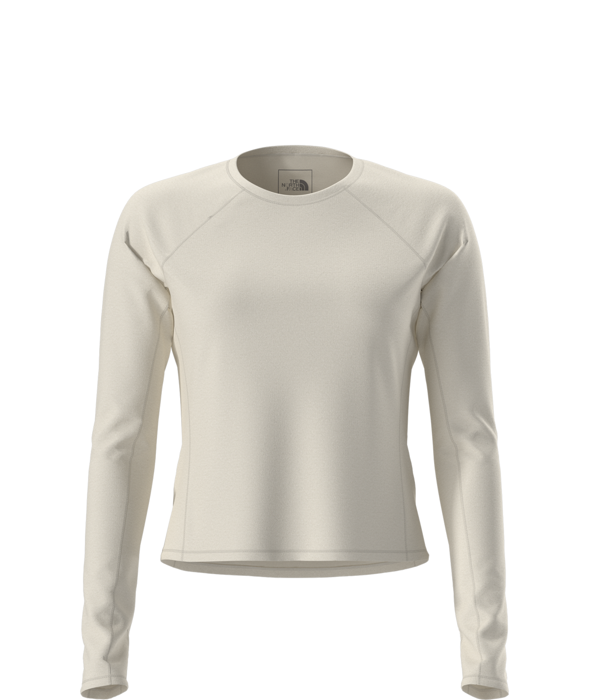 Womens Jaida Long Sleeve-Shirts-The North Face-White Dune Light Heather-Mountain Sports