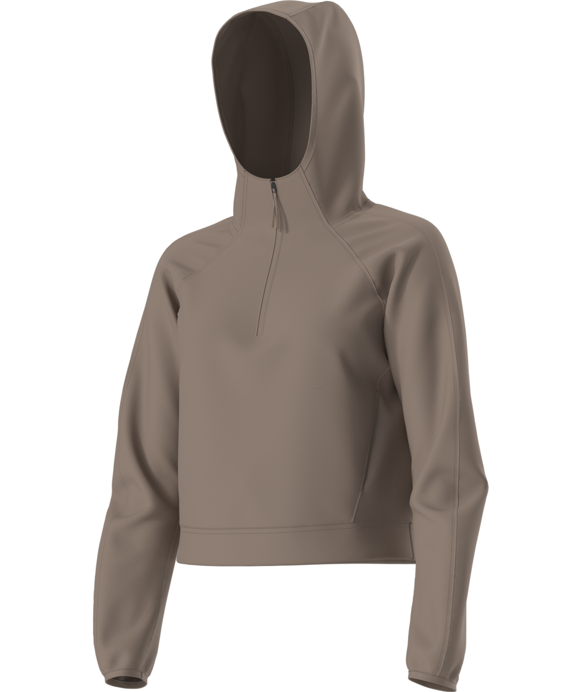 Womens Jaida 1/4 Zip Hoodie-1/4 & 1/2 Zips-The North Face-Garnet-Mountain Sports