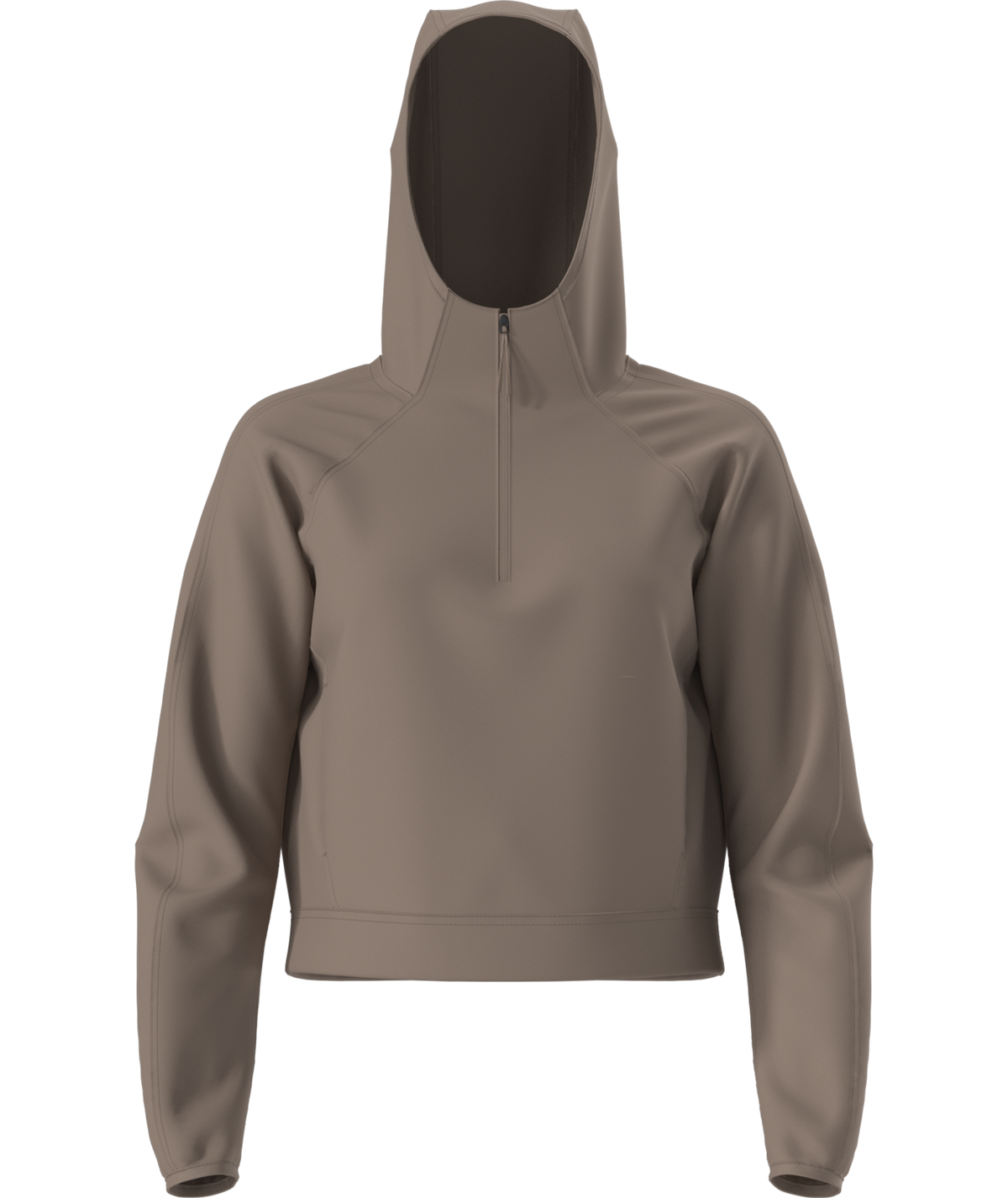 Womens Jaida 1/4 Zip Hoodie-1/4 & 1/2 Zips-The North Face-Garnet-Mountain Sports