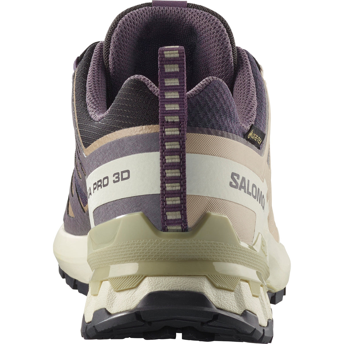Womens XA Pro 3D GTX v9-Trail Running Shoes-Salomon-Nine Iron / Oxford Tan-Mountain Sports