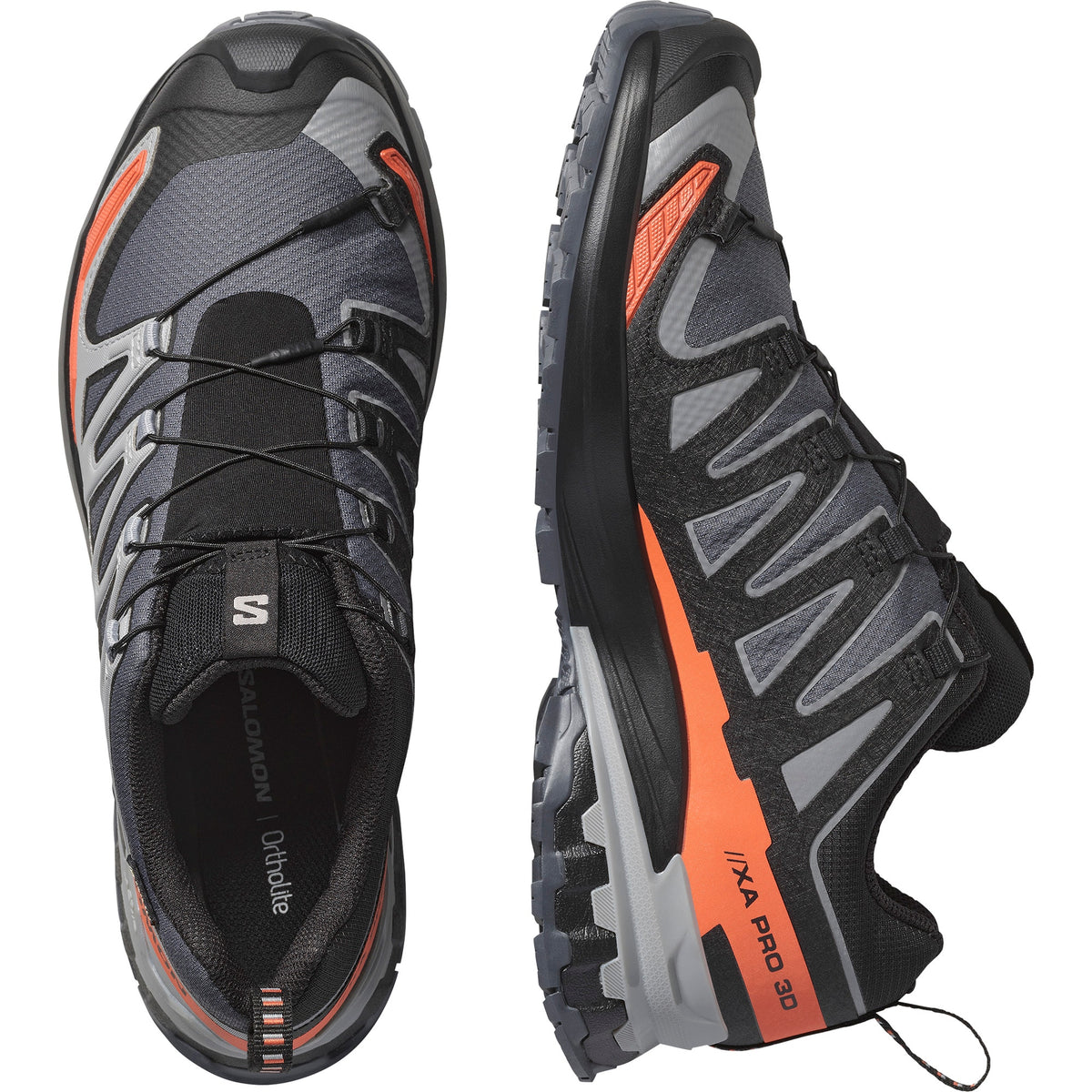 Mens XA Pro 3D GTX v9-Trail Running Shoes-Salomon-Turbulence/Black/Burnt Ochre-Mountain Sports