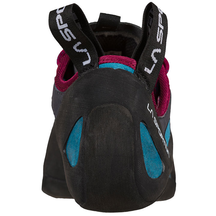Womens Tarantulace Climbing Shoe-Climbing Shoes-La Sportiva-Topaz/Red Plum-Mountain Sports