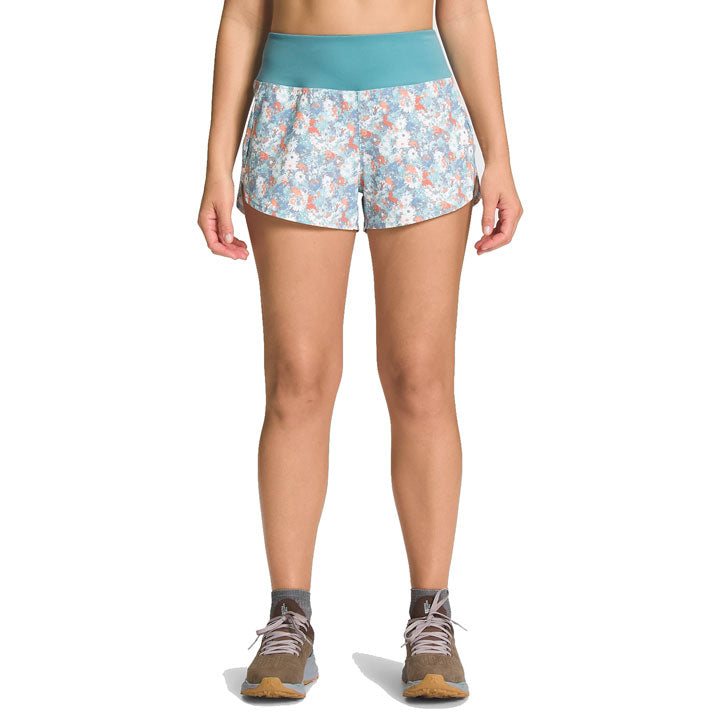 Womens Arque 3" Short-Shorts-The North Face-Reef Waters Wild Daisy Print-Mountain Sports