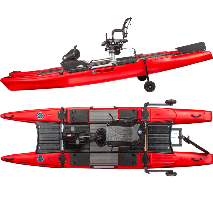 Blue Sky Boatworks 360 Angler Pedal Drive Fishing Kayak 2024
