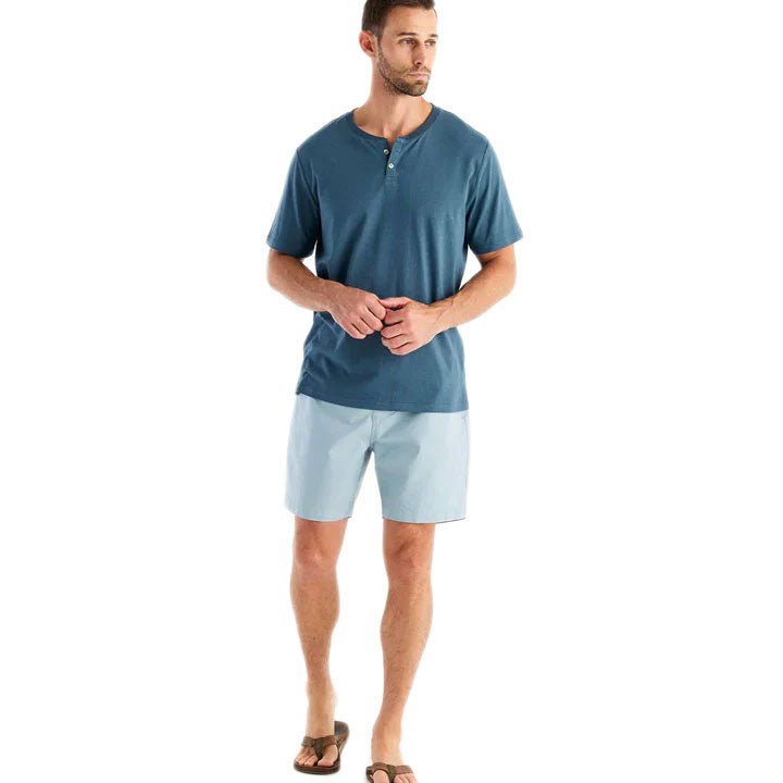 Free Fly Bamboo Heritage SS Henley Mens