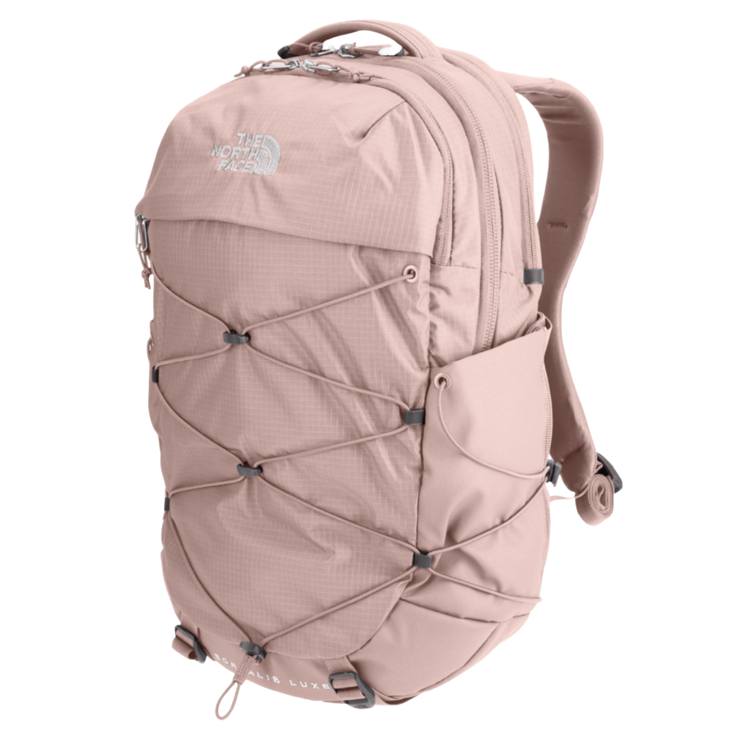 The North Face Women's Borealis Luxe Backpack: Pink Moss/Silver Metallic