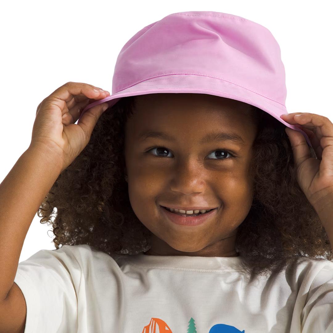 Kids Class V Reversible Bucket Hat-Hats-The North Face-Hero Blue TNF Topo Phantom Print-Mountain Sports