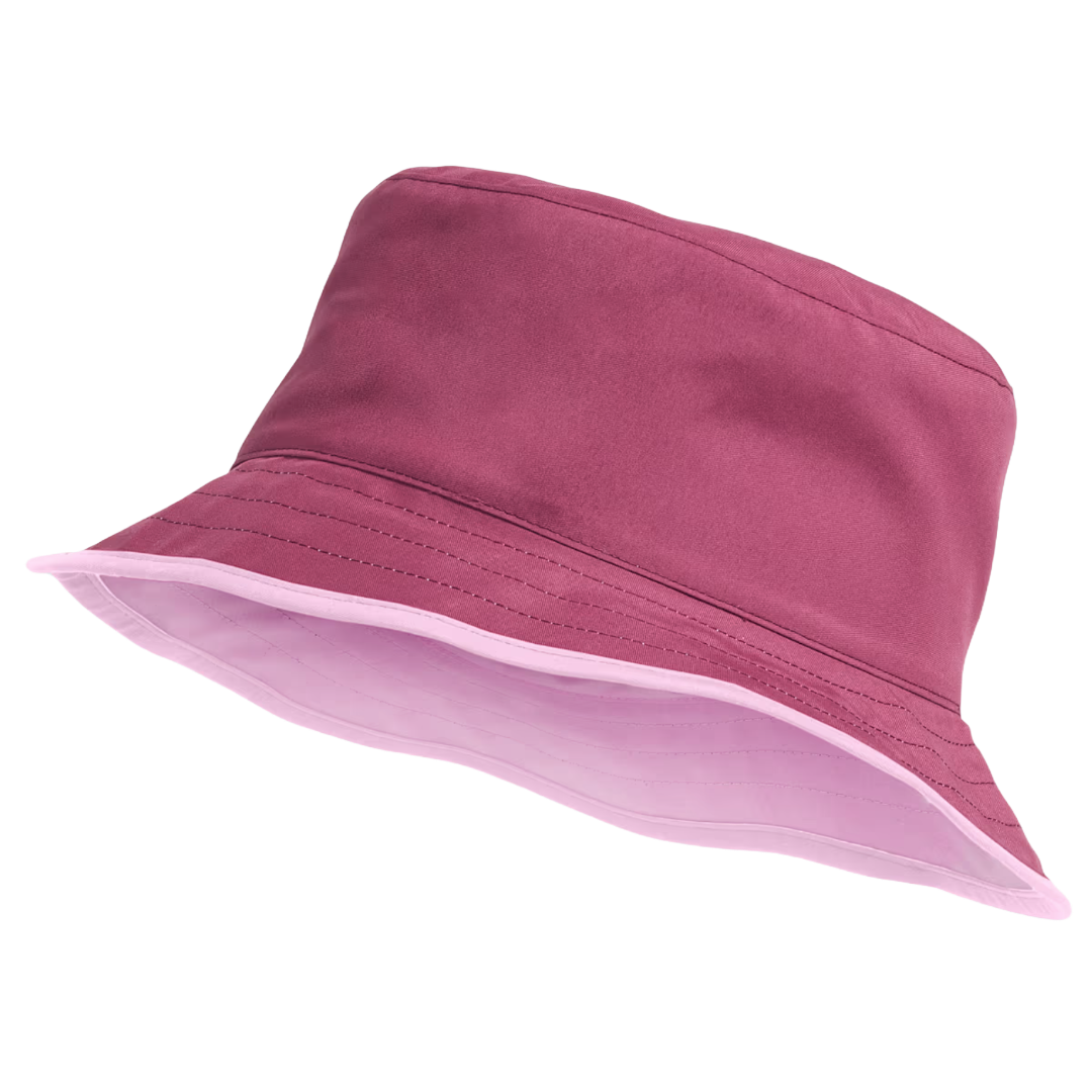 Kids Class V Reversible Bucket Hat-Hats-The North Face-Cyber Pink TNF Topo Phantom Print/Cyber Berry-Mountain Sports