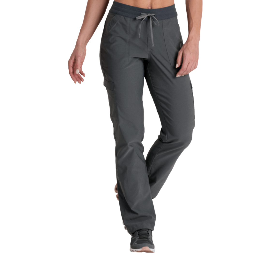 Womens Trekr Straight Pant-Pants-Kuhl-Charcoal-Mountain Sports