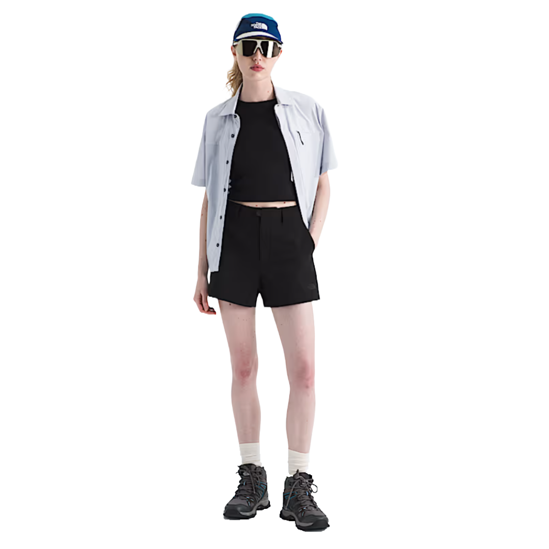 Womens Basin 3" Short-Shorts-The North Face-TNF Black-Mountain Sports