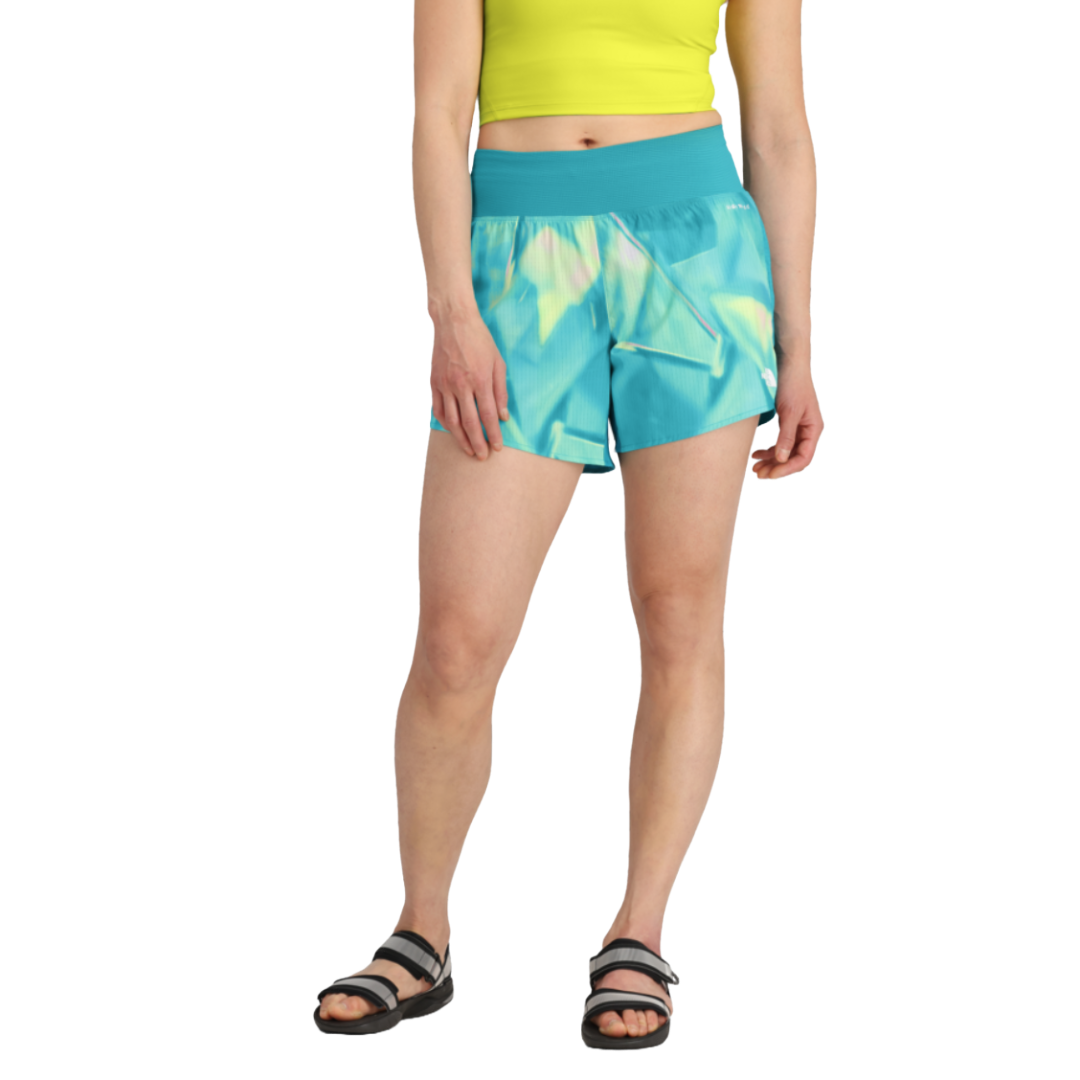 Womens Sunriser Short - 5 Inch-Shorts-The North Face-Galactic Blue Prisms Print-Mountain Sports