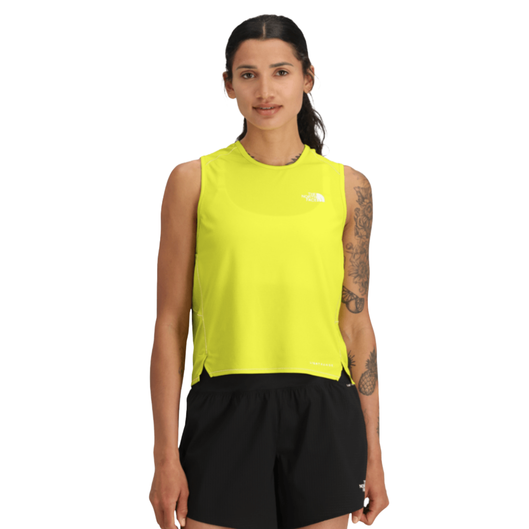 Womens Sunriser Tank-Tank Tops-The North Face-Sulphur Spring Green-Mountain Sports