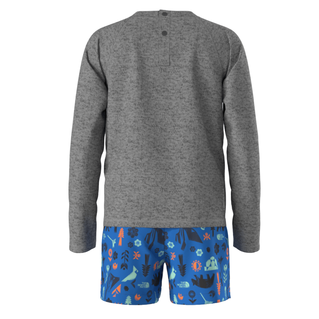 Kids Class V Pathfinder Set-Clothing Sets-The North Face-Grape/Pink Moss Multi Pitch SM Print-Mountain Sports