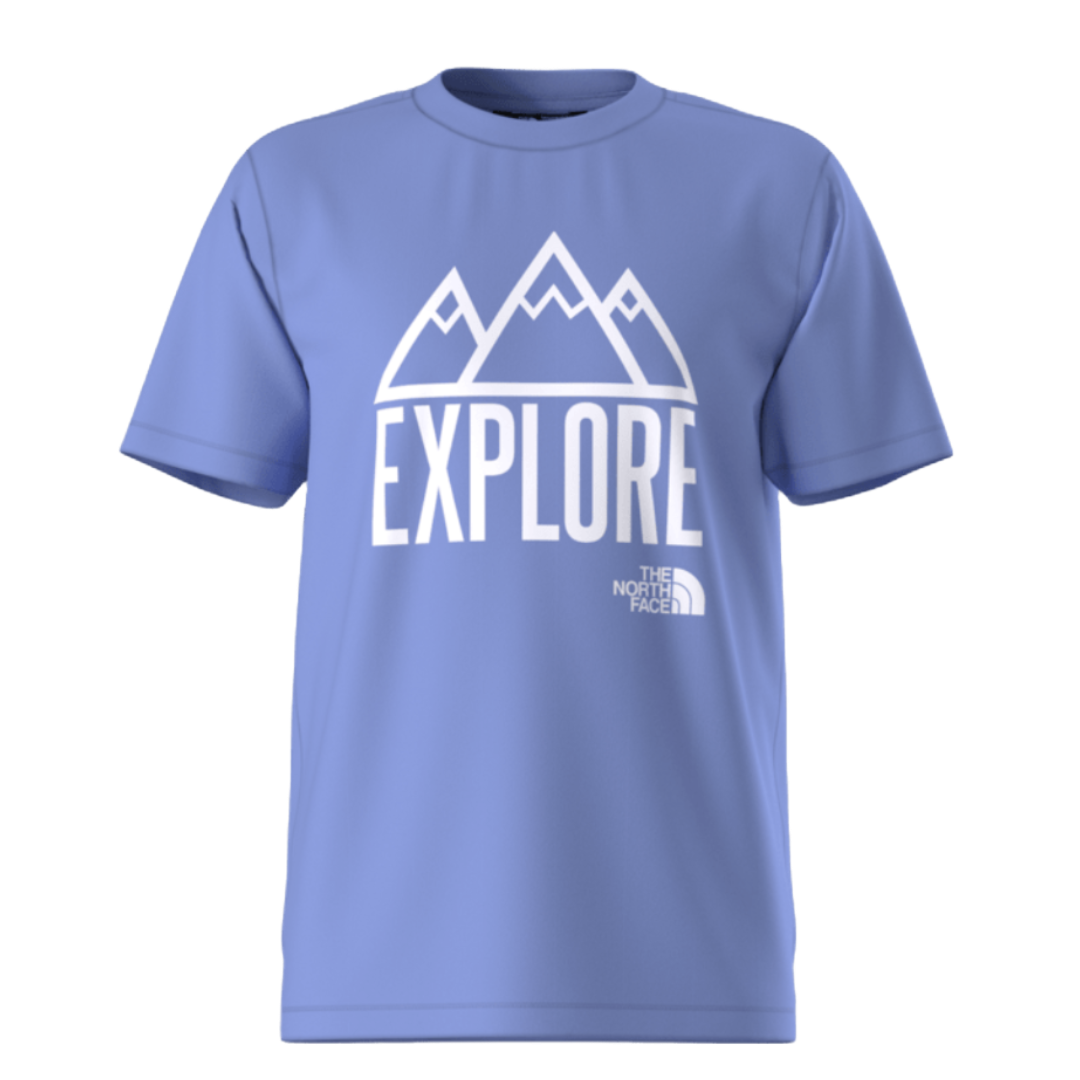 Teen Adventure S/S Graphic Tee-Short Sleeve Shirts-The North Face-Virtual Blue-Mountain Sports