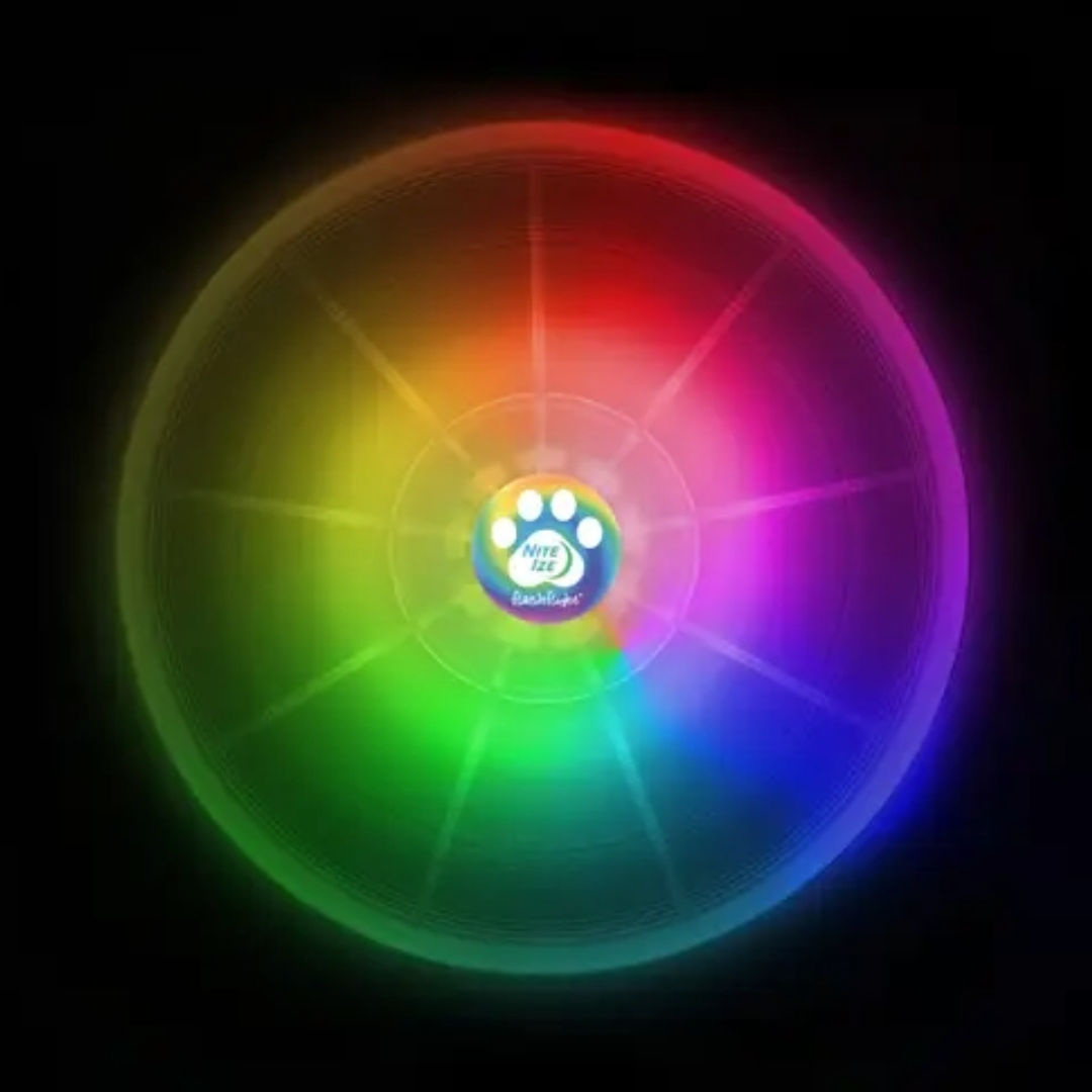 Flashflight® Dog Discuit™ LED Flying Disc (Disc-O)-Dog Gear-Nite Ize-Mountain Sports