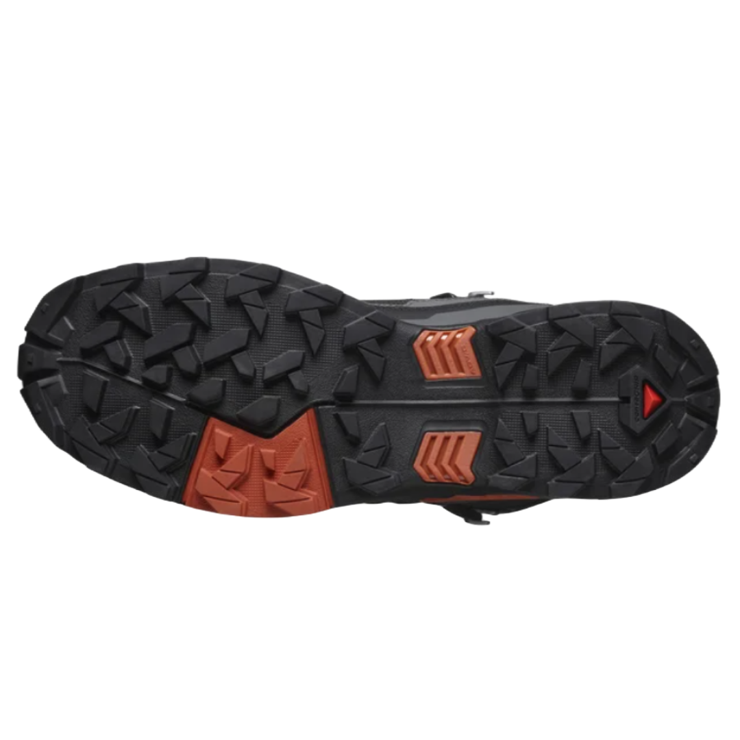 Mens X Ultra 5 Mid GTX Boot-Hiking Boots-Salomon-Asphalt / Castlerock / Burnt Ochre-Mountain Sports