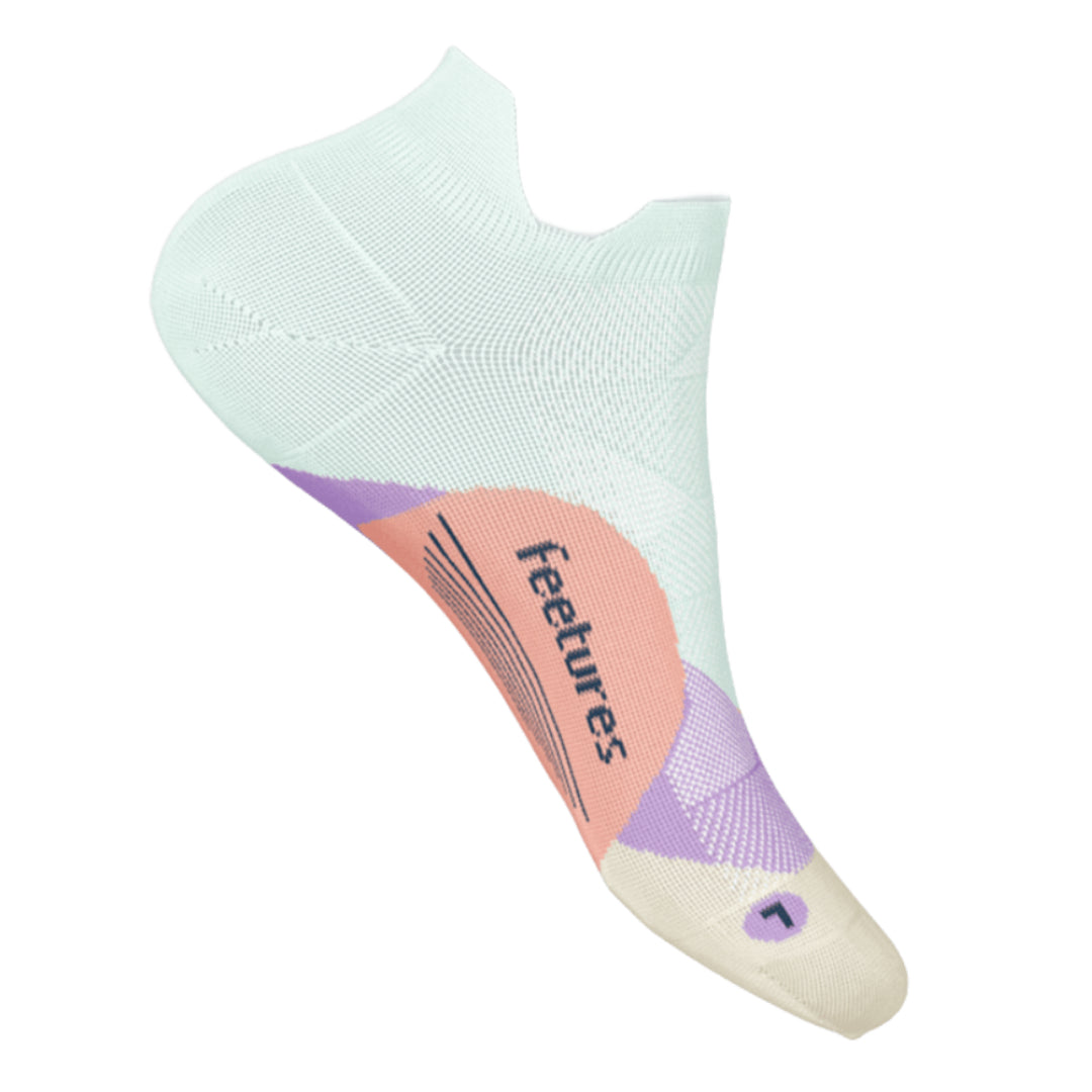 Elite Light Cushion No Show Tab Socks-Socks & Underwear-Feetures-Crisp Mint-Mountain Sports