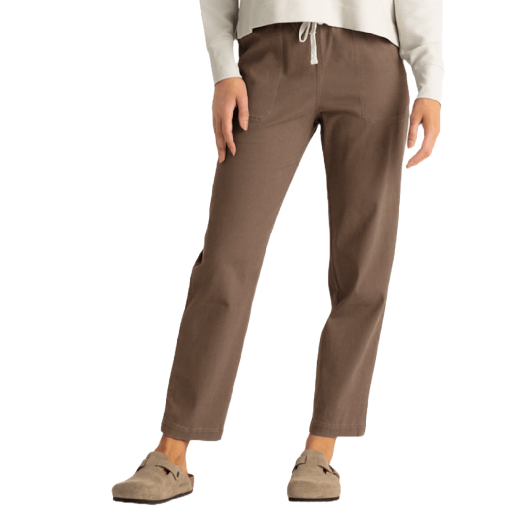 Womens Pacifica Twill Pant-Pants-Free Fly-Fossil-Mountain Sports