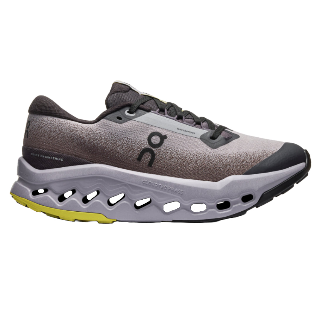 Womens Cloudsurfer Trail 2 Waterproof-Trail Running Shoes-ON-Black | Lilac-Mountain Sports