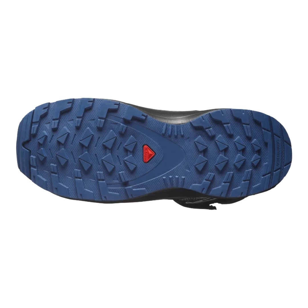 Kids XA Pro v8 Winter Waterproof Boot-Hiking Boots-Salomon-Turbulence / Black / Dark Blue-Mountain Sports