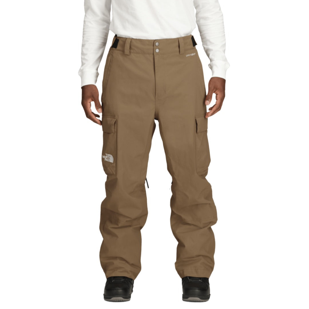 Mens Blizzardery Cargo Pant-Snow & Ski Pants-The North Face-Utility Brown-Mountain Sports