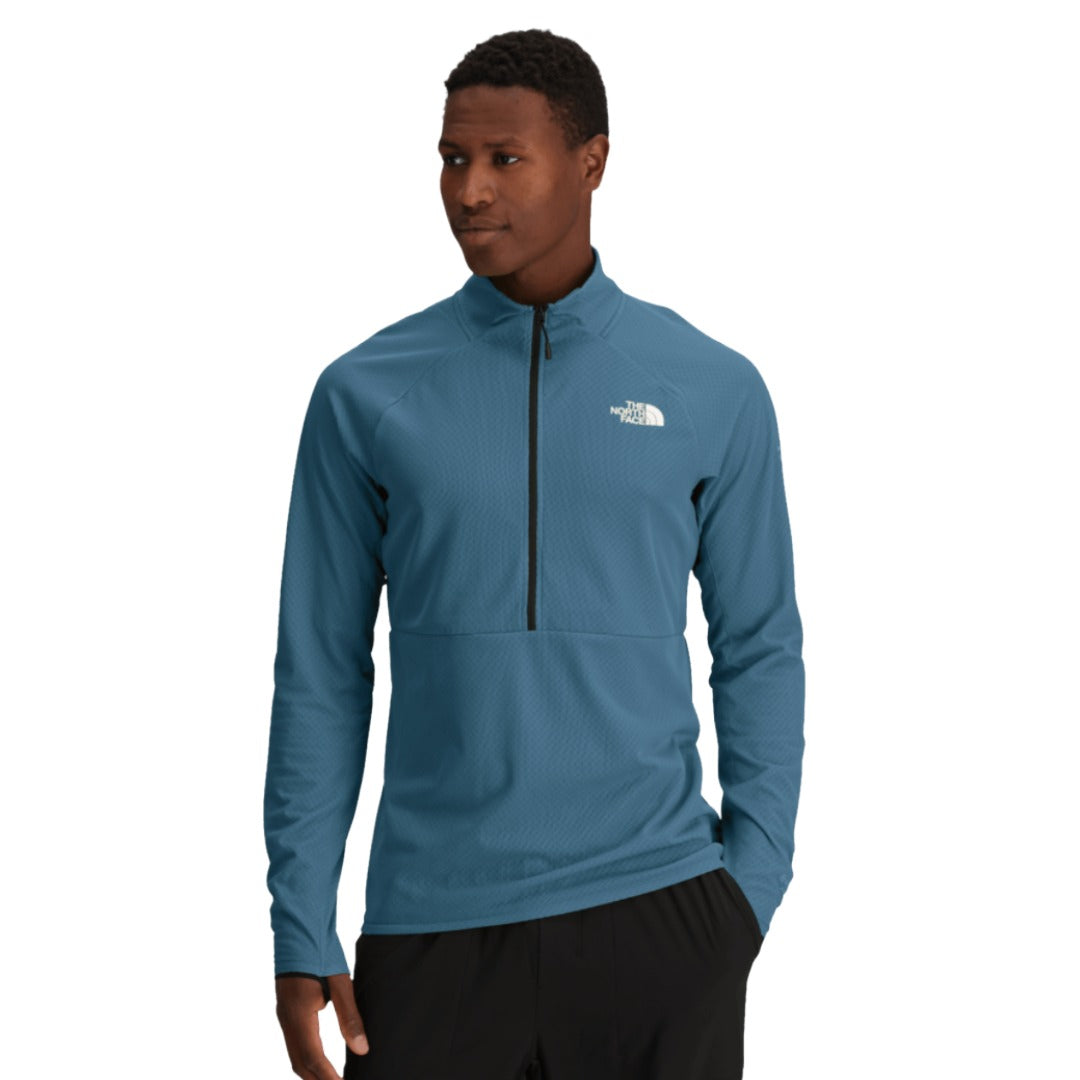 Mens Summit FUTUREFLEECE™ Lightweight ½ Zip-Half Zips-The North Face-Dusk Blue-Mountain Sports