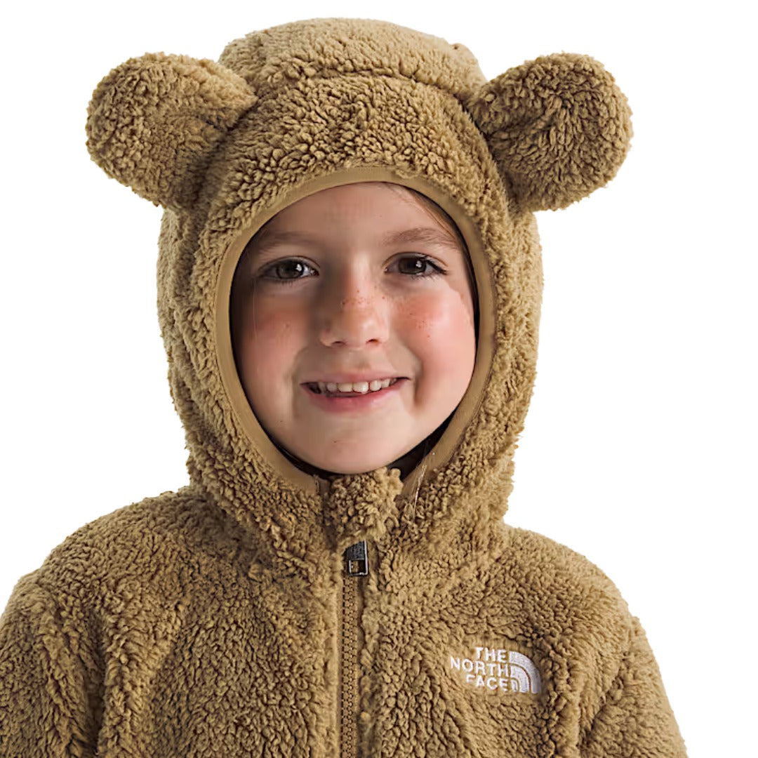 Kids' Campshire Full Zip Hoodie-Sweatshirts & Hoodies-The North Face-Teddy Brown-Mountain Sports