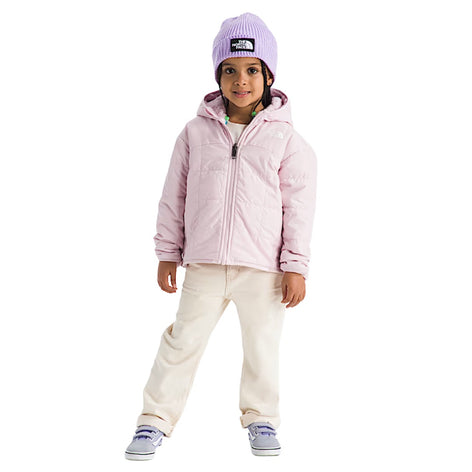Kids Girls' Reversible Shasta Full Zip Hooded Jacket-Jackets-The North Face-Pale Blossom-Mountain Sports