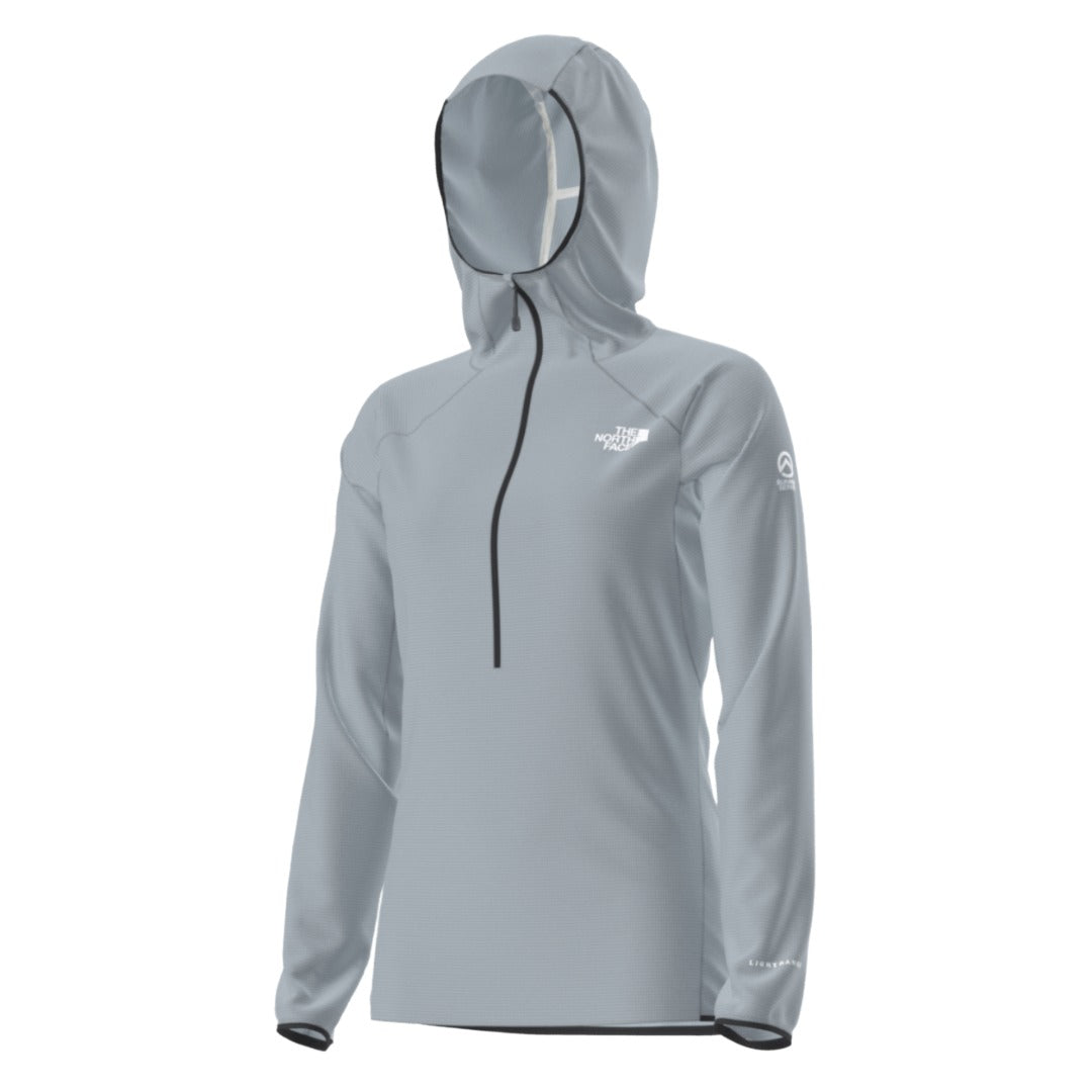 Womens Summit Direct Sun Hoodie-Jackets-The North Face-Frost Grey-Mountain Sports