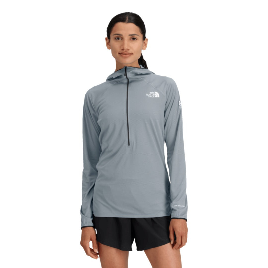 Womens Summit Direct Sun Hoodie-Jackets-The North Face-Frost Grey-Mountain Sports